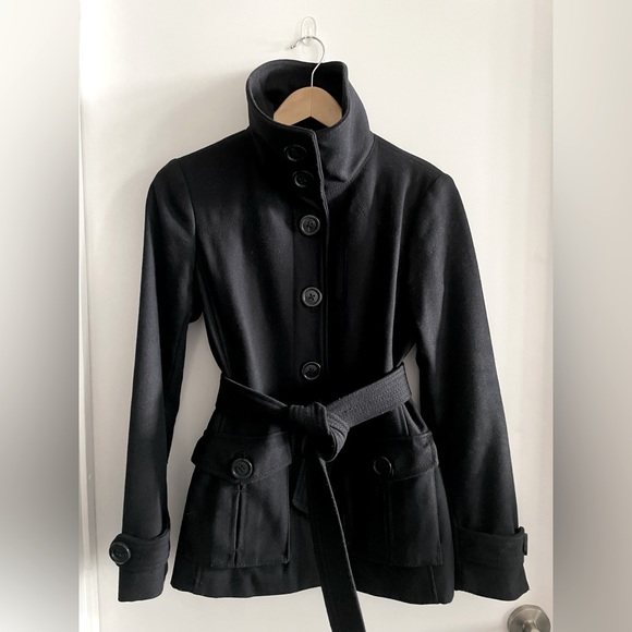 Classic Navy Pea Coat - Picture 2 of 4